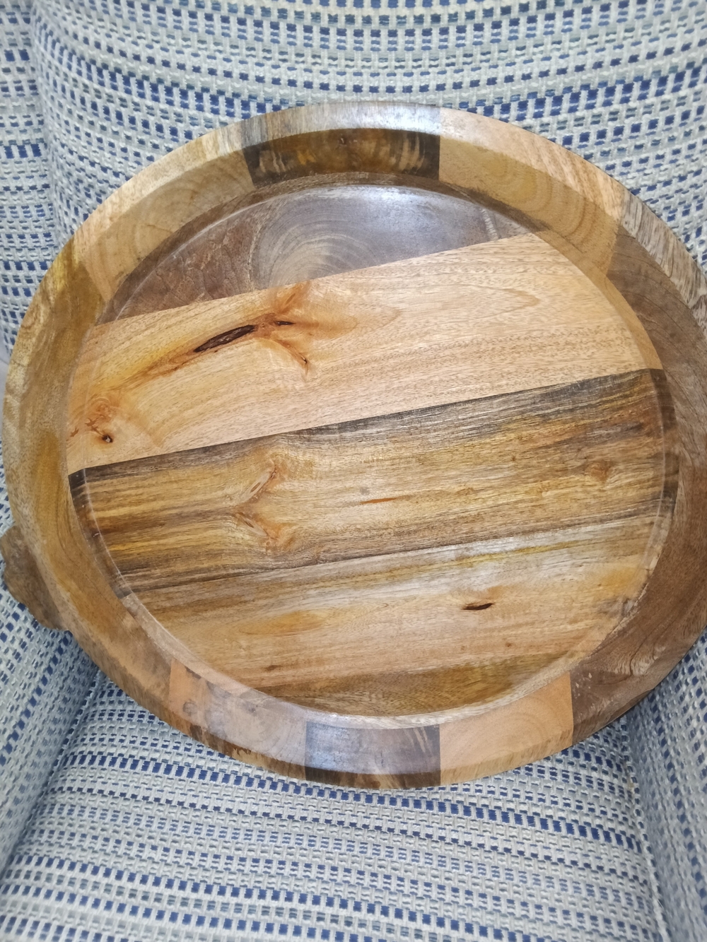 Wooden Serving Bowl - Natural Brown